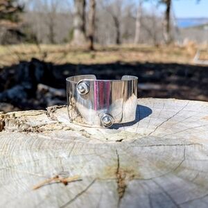 Sterling Silver Cuff Bracelet by Orb
